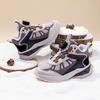 HOBIBEAR Velvet-Lined Winter Boys' Outdoor Cotton Sports Shoes