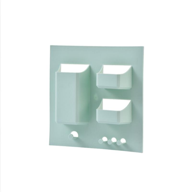 Multipurpose No-punch Wall Mounted Bathroom Storage Rack Toothpaste Toothbrush Holder Skincare Toiletry Shelf Bathroom Organizer