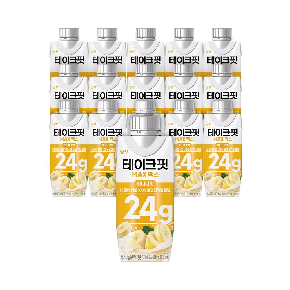 Take Fit Max Protein Drink Banana Flavor 250ml 16 pcs Ingredients: may be subject to change at the manufacturer’s | 250ml 16 pcs