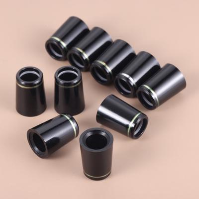 10pcs Black Plastic Golf Ferrules Fit for 0.355/0.370 Tip Irons Shaft High Quality Golf Replacement Rarts Golf Accessories