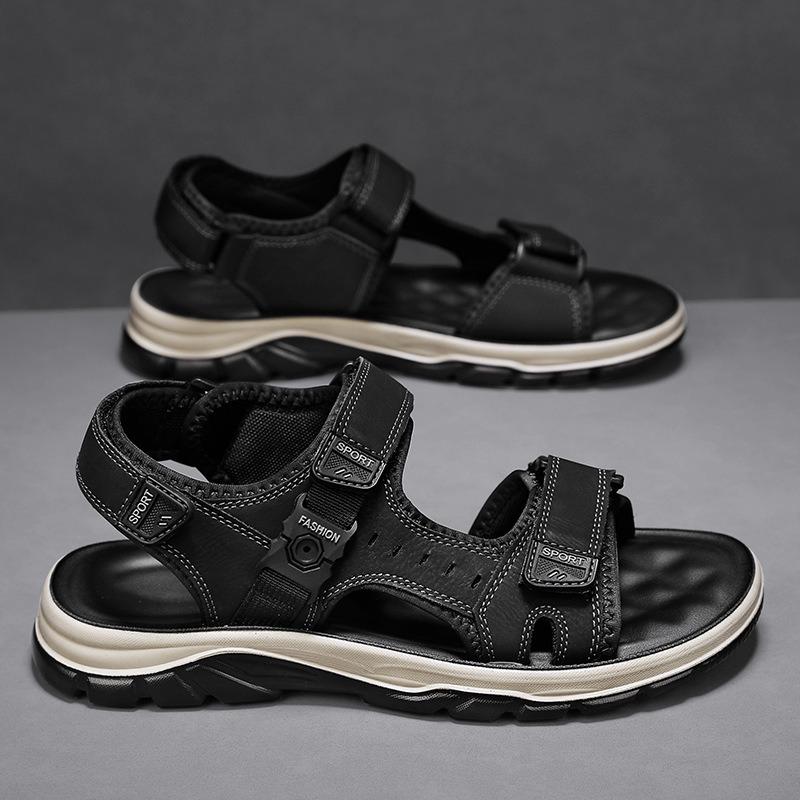 

Versatile Casual Men s Shoes Outdoor Anti-slip and Wear-resistant Sports Beach Shoes 39 чорний