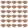 30pcs Edge Security Silicone Soft Bumper Safe Slim Furniture Edge Bumper for Children Infant Brown