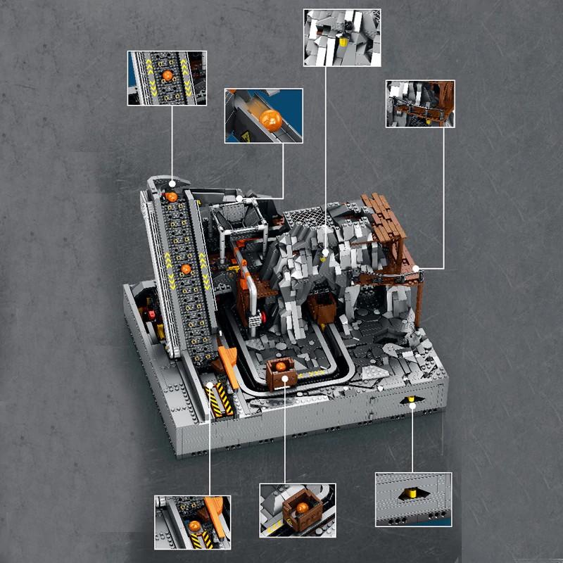 Technical GBC Mining Machinery Model With Motor 3338PCS Building Blocks Sets Brick Puzzle Toys Gift Kids Set