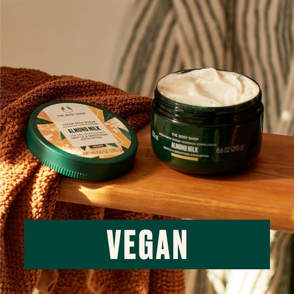 The Body Shop Shea Body Scrub Exfoliator 250 Ml Softening Body Polish For Dry Skin Smooth Glow Care Exfoliating Care