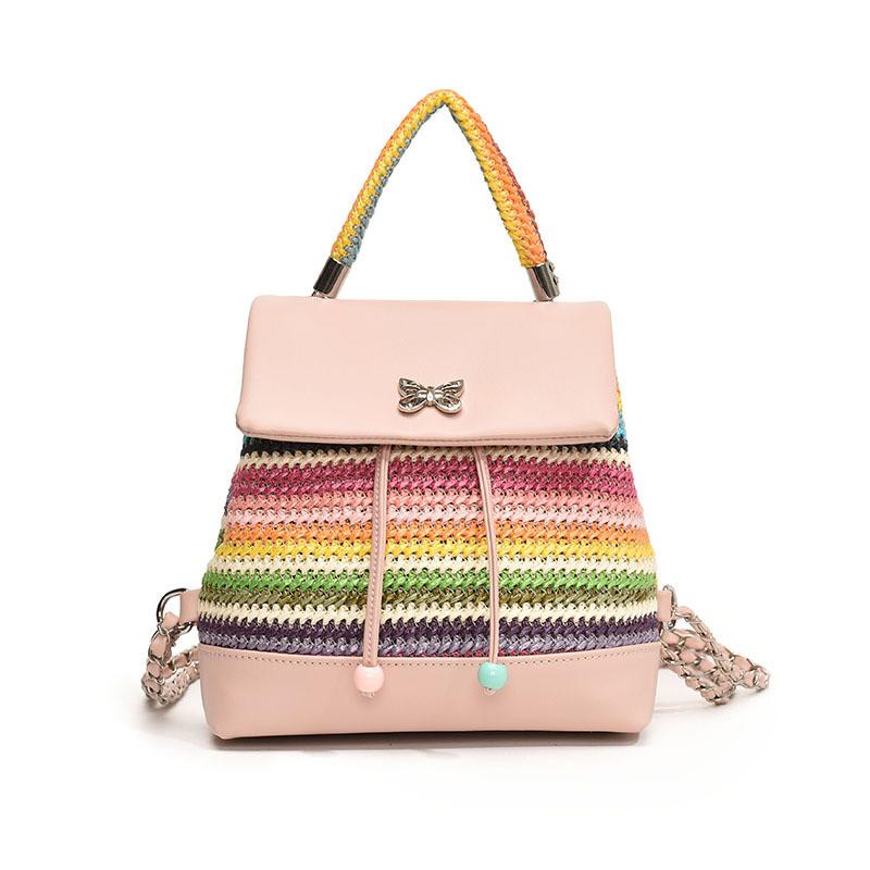 Ielgy Korean Version Niche Backpack Summer Butterfly Chain Small Backpack Fashion Commuter Backpack