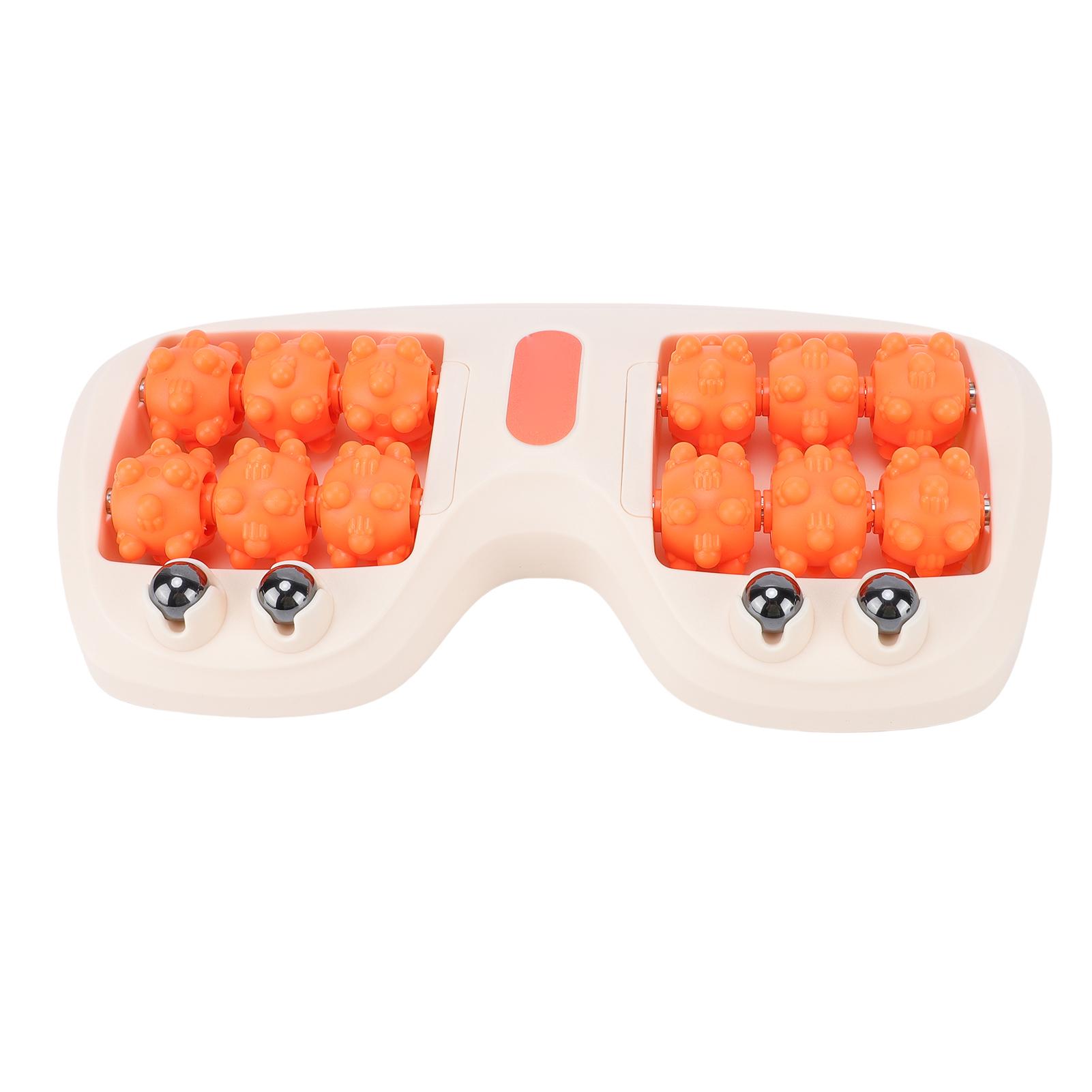 

Foot Massager Plantar Roller Dual Foot Acupressure Portable ology Tool for Home and