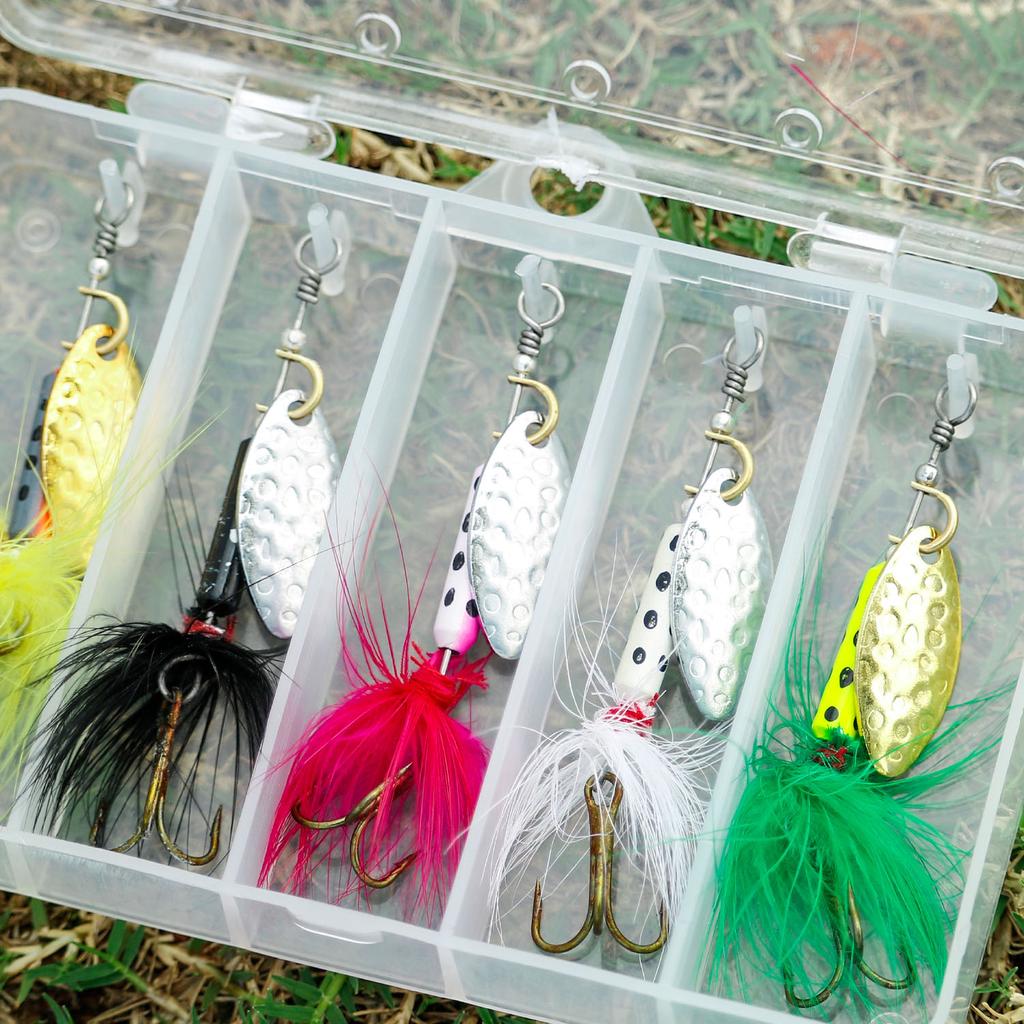 SGersté Angellöffel Tasche - Köder Aufbewahrung Für Spinner & Zubehör