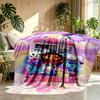 Custom Name Personalized Gabby's Dollhouse Print Blanket, Home Decor, Bedroom, Sofa, Camping, Couch, Gifts for Birthday Christmas