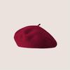 Vintage Wool French Beret for Women Solid Fashion Simple Casual Beret Solid Classic Breathable Soft Comfortable Hat for Fall Winter