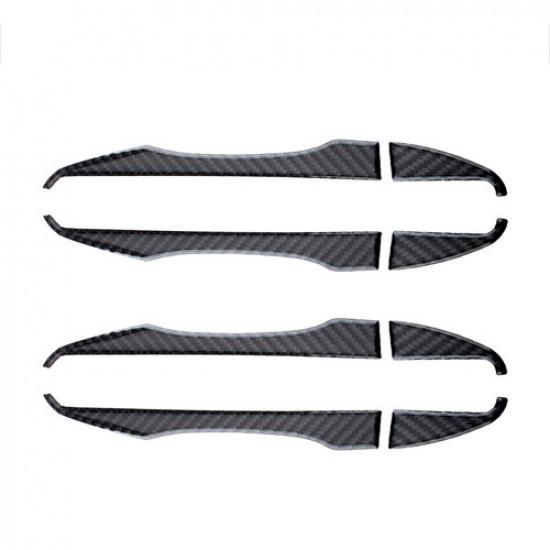 4pcs Carbon Fiber Car Exterior Door Handle Cover For Toyota Corolla 2014-2018