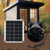 Solar Propelled Ventilation Fan ABS Plastic Detachable Plan Exemplary For Greenhouses Hydroponics Offices