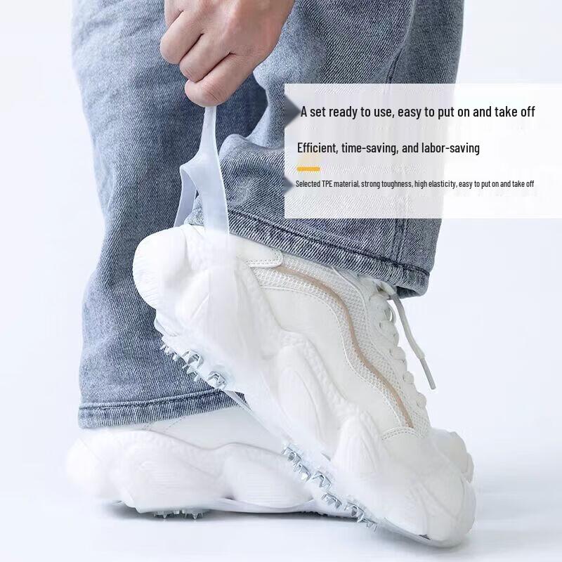 Yishunda Crampons de Gelo para Exterior Coberturas Antiderrapantes para Sapatos