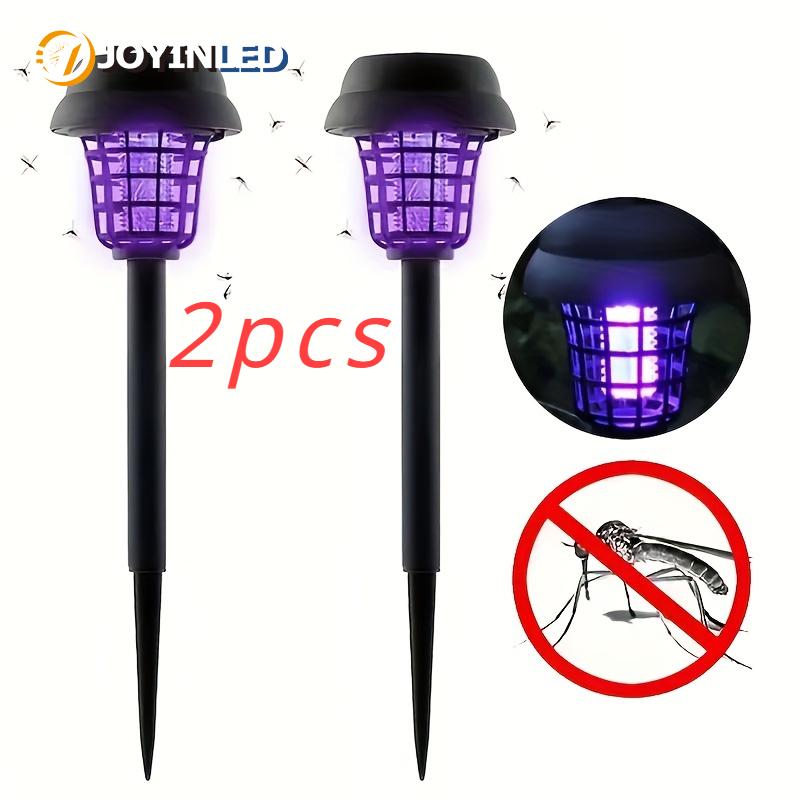 

2pcs, Solar Mosquito Killer Lamp,Garden Fly Trap Lamp,Yard Mosquito Trap Electric Shock Insect Killing Mosquito Repellent Lamp 2pcs Killer Lamp