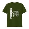 TRUST NO ONE T shirt X files Inspired Smoking Man Design Cool for Men vintage Washed Slightly Soft Stylish