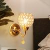 Of Crystal Sconce E27 Mount Lamp Lighting Fixture for Home Aisle Hallway