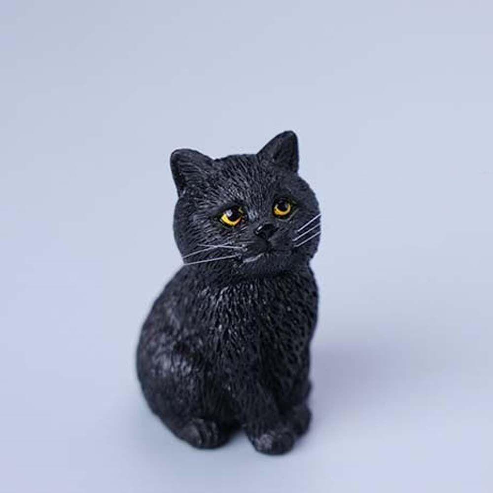 Simulation Cat Ornament Sitting Cat Decoration Creative Cat Pet Model Desktop