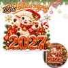 No Glue Glass Stickers 2027 Russian New Year Static Stickers of Goat PVC Window Decals for Clings Home and Shop Decoration Cute Lamb Pattern