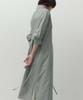 Leopeusaideuhwaiteulabel Natural Half Shirt Dress Dusty Blue