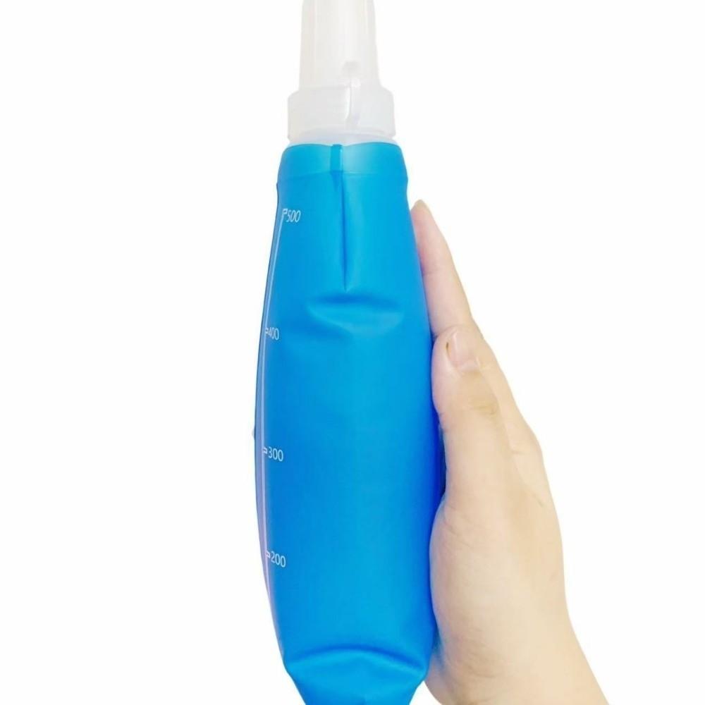 Leak-Proof Cycling Water Bottle High Flow Folding Water Bottle Collapsible Water Bottle  Travel