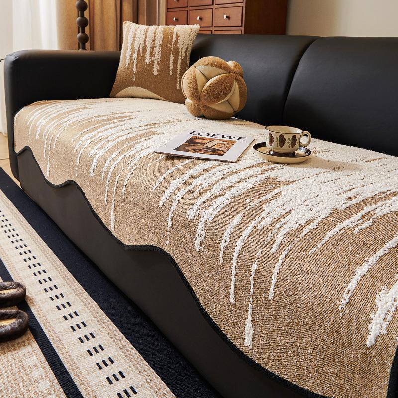 

New Special-Shaped Sofa Cushion, Universal In All Seasons, Non-Slip And Non-Slip, Straight Row, Irregular, Advanced Modern Sofa Cushion 90*70cm