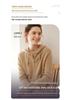 2024 A/W Women's Pure Cashmere Hooded Double Zipper Cardigan - Solid Color, Stylish & Warm.