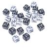 10Pcs Black And White Double Addition And Subtraction Dice Children'S Math Sieve Puzzle Toys Party Games Dice Props