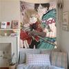 Anime My Love Story With Yamadakun At Lv999 Cartoon Tapestry Home Decoration hippie bohemian decoration divination Home Decor