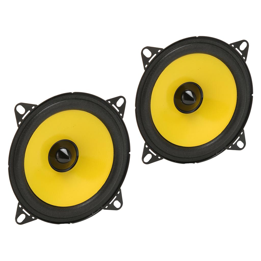 2Pcs Car Loudspeaker Coaxial Speaker Full Range 4in 300W for Audio System Modification