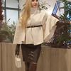Women's Spring, Autumn and Winter Fashion Solid Color Waist Straps Woolen Cloak Jacket Women's Clothing