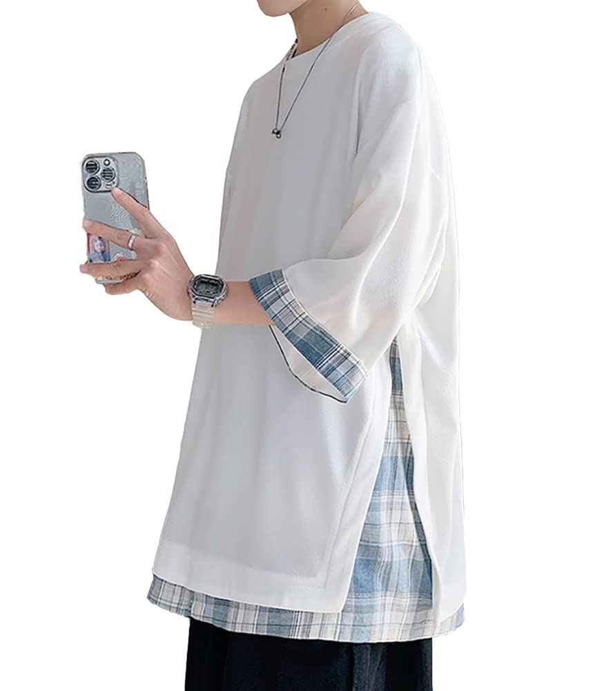 

Short Summer Large Loose Layered Big XL [foveitaa] Men s T-shirt, Sleeve, Clothes, Size, Fit, Cool, Style, Simple, Stylish, Lightweight, Soft,