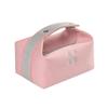 Ladies Portable Cosmetic Bag Fashion Canvas Waterproof Dustproof Washing Bag Simple Portable Storage Bag Makeup Pouch