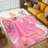 Personalized Name Princess Aurora Living Room Non-Slip Area Rug Soft Carpet for Bedroom Kids Playroom Sofa,Office Home Decor Doormat