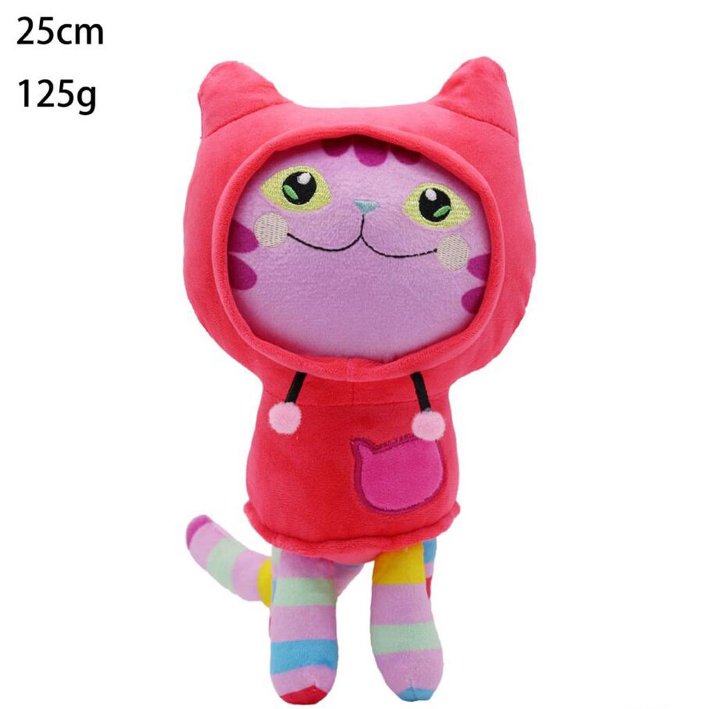 2025 New Style Gabby Dollhouse Plush Toy Mercat Cartoon Stuffed Animals Mermaid Cat Plushie Doll Kids Birthday Christams Gifts
