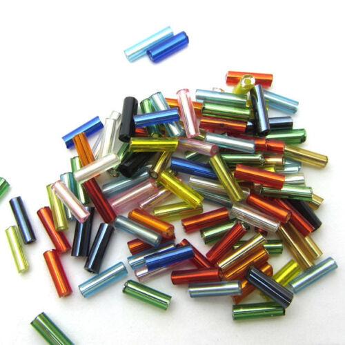 

Цветные трубчатые бусины, стеклярус, изготовление новых ювелирных изделий, чешское стекло 2*6mm