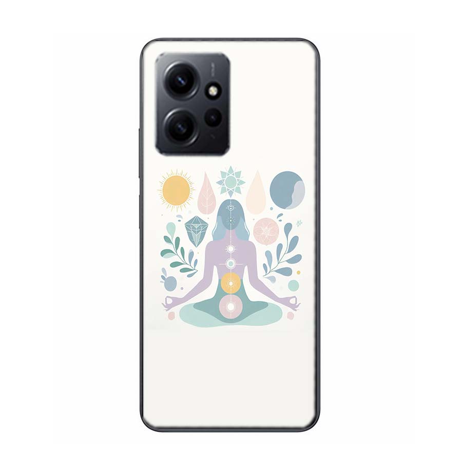 Hot Sell Yoga Namaste Phone Case For Redmi 12 13C 12C 15C 9 10 10C Note 13 Pro Plus 14 15 Pro 9T 9C 9A TPU Soft Cover Clear Cell