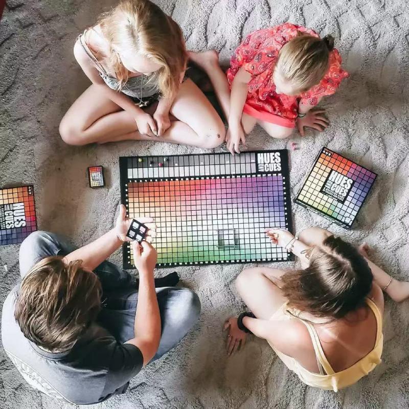 Cues And Hues  A Guessing Game Of Colors Clues Board Game Toys Educational Gift