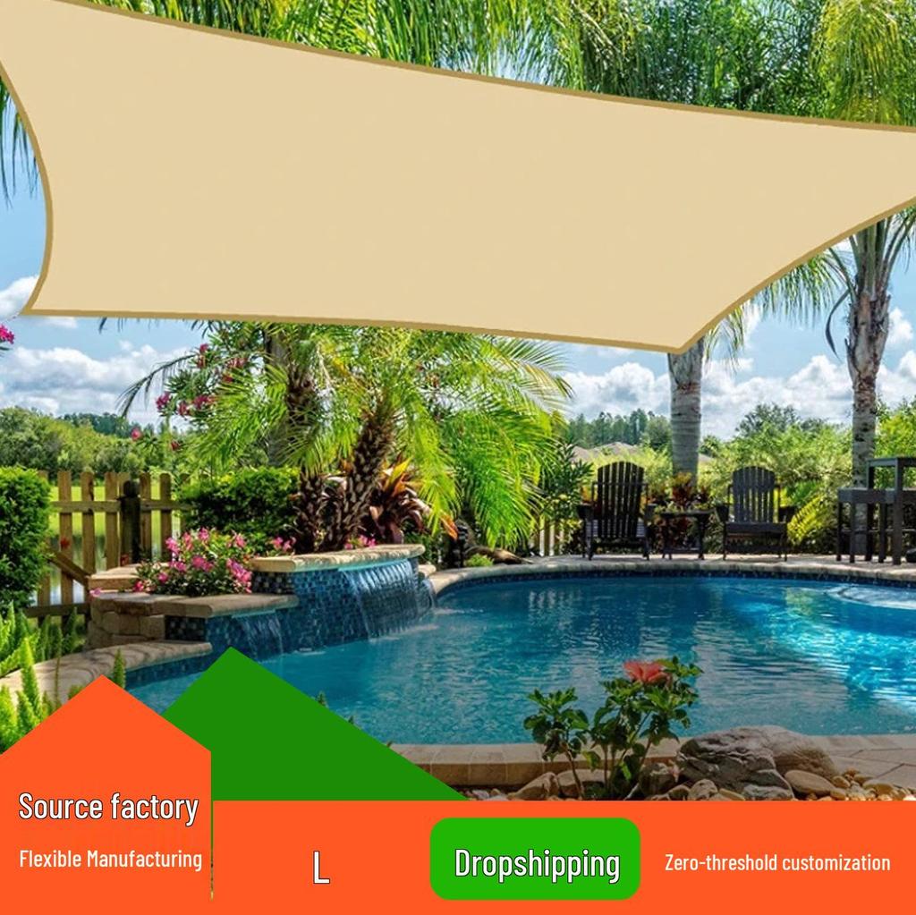 Waterproof Outdoor Sunshade Sail Tent for Patio, Camping, and Cars