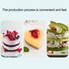 Stainless Steel Baking Mold with Pressing Bottom Heart Round Shape Easy Release Dessert Mold Kitchen Tool
