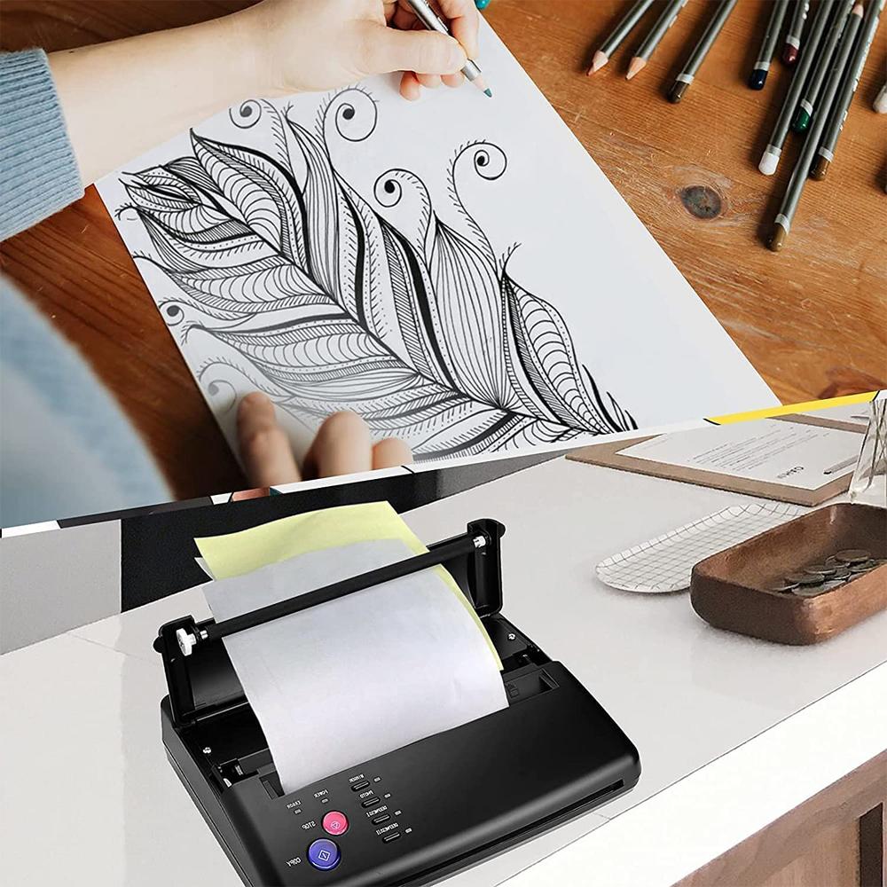 Tattoo Transfer Paper Stencils Copier Sheets Spirit Master Freehand A4 Size Thermal Paper Tattoo Printer Machine Accessories