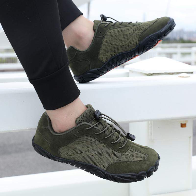 Wear-resistant Hiking Shoes Breathable Gym Cross-training Sneakers Non-slip Outdoor Casual Sports Shoes Mesh Flats