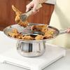 Stainless Steel Oil Control Drainer for Deep Fryers Food Residue Filter Drain Rack Multifunctional Kitchen Tool for Skewers Meat Oil Strainer Tray