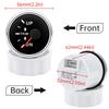 0-190 Ohm 52mm UP-DN Right Side Trim Meter Waterproof Trim Gauge with Red Backlight Stainless Steel Bezel Car Accessories