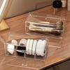 Makeup Brush Holder Clear Acrylic Storage Box Hair Accessories Organizer Lipstick Cosmetic Storage Box Desk Jewelry Organizer