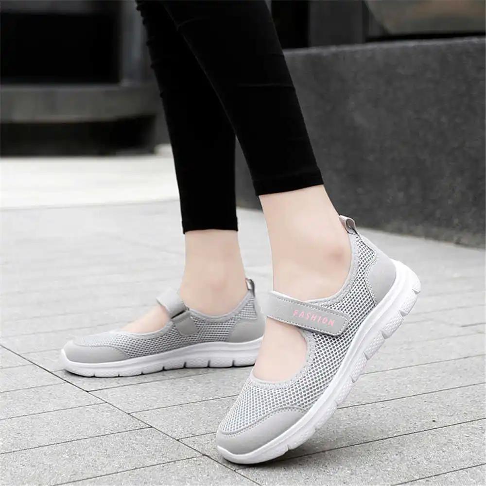 Fashion Round Nose Grey Outdoor Sneakers Woman New Shoes Shoes Women's Luxury Brand Sport Loufers Different Designer Sneakeres