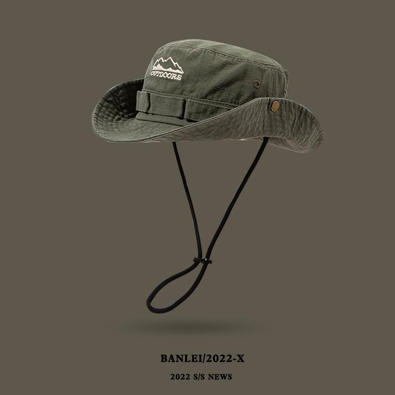 

Модная хлопковая шляпа от солнца с широкими полями Женская летняя шляпа для рыбалки Разные цвета армия зеленый