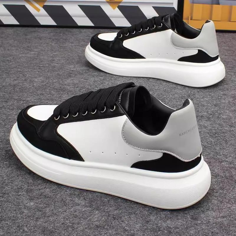 2024 Herbst Farbpassende Weiße Schuhe Sport Tennisschuhe Paare Freizeitschuhe Dicke Sohle Sneaker