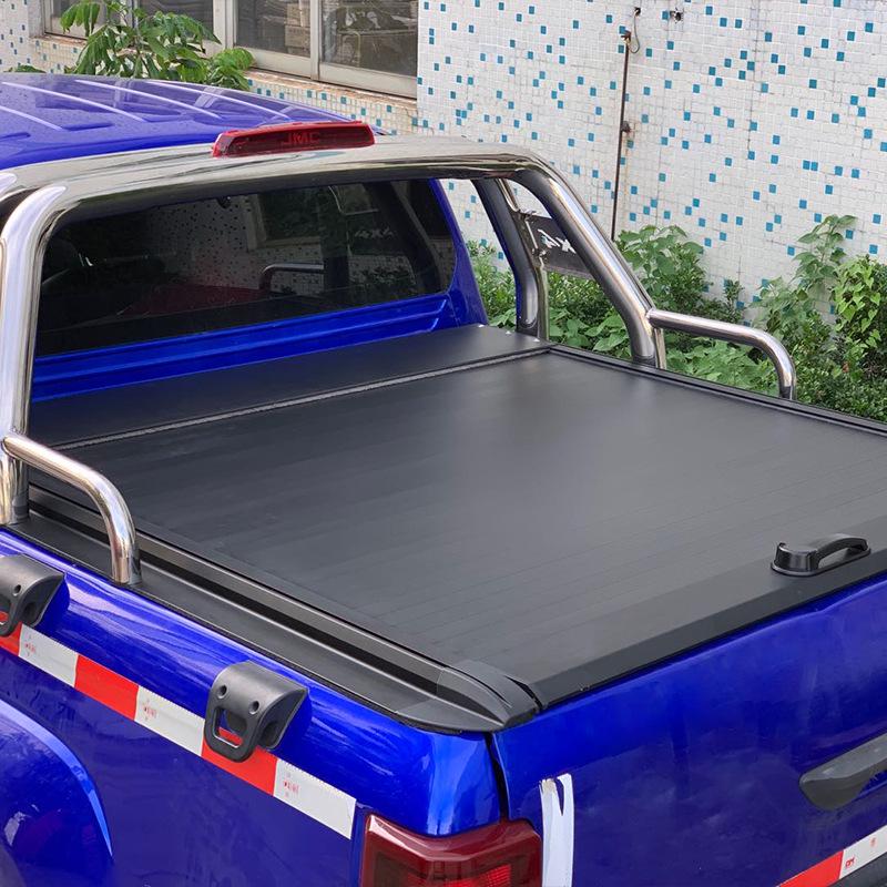 JMC Yuhu 9 Pickup Tailgate Roller Shutter - Black Manual Cargo Bed Cover