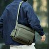 Minimalist Men's Shoulder Bag Large Capacity Durable Men's Crossbody Bag Waterproof Nylon Multi-Compartment Casual Men's Bag