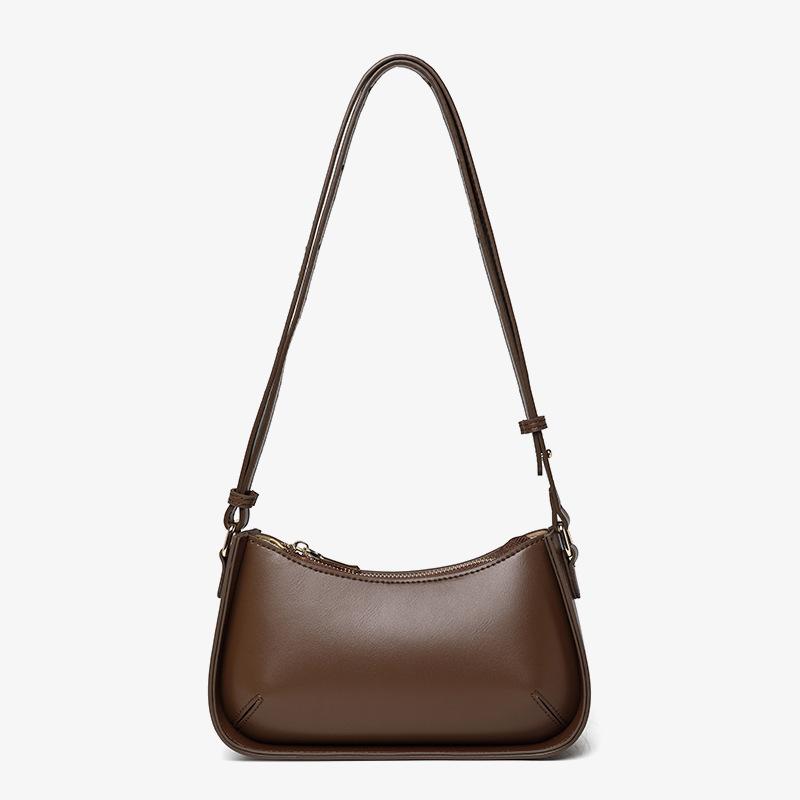 2026 New Summer Commute Luxury Genuine Leather Women's Underarm Small Bag - Ladies' Lightweight Crossbody Shoulder Purse