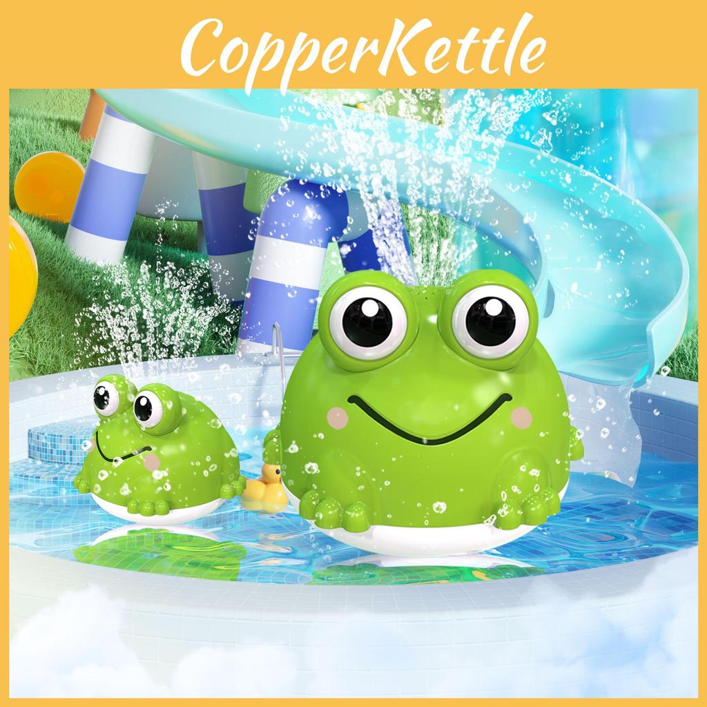 Electric Frog Water Sprayer Toy For Summer Bath And Pool Play